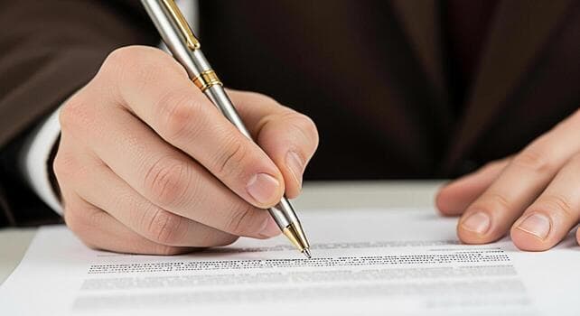 Firma di documenti ufficiali e autorizzazioni per l'inizio dei lavori di ristrutturazione